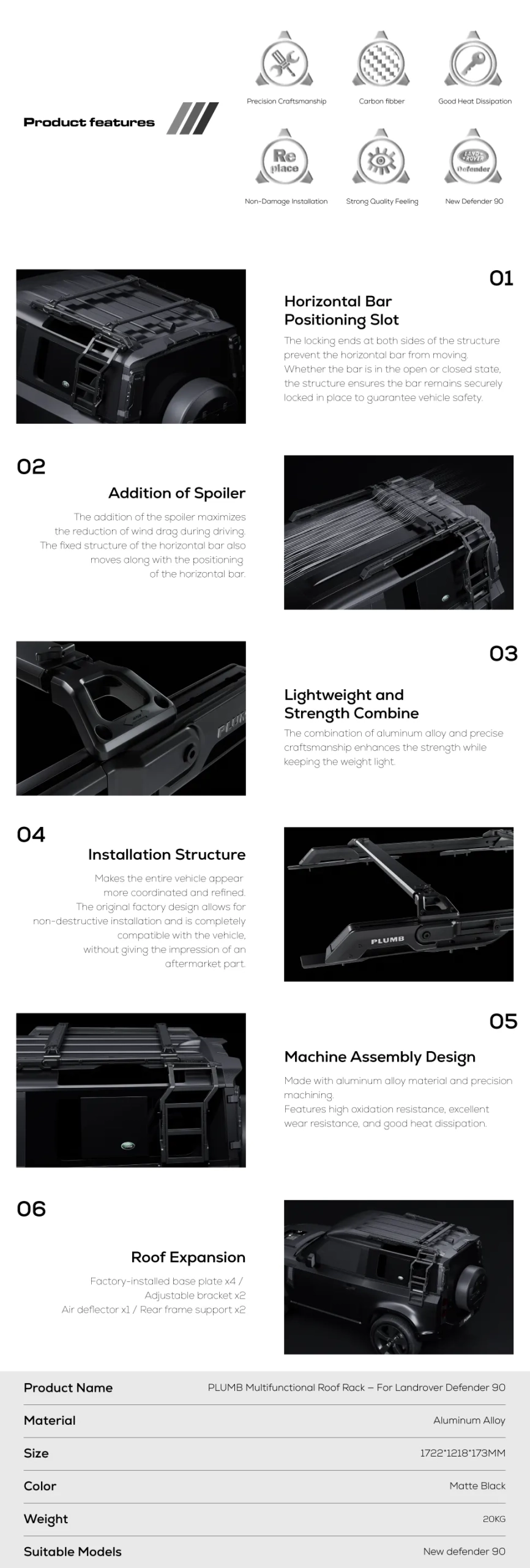 product detail roofrack90