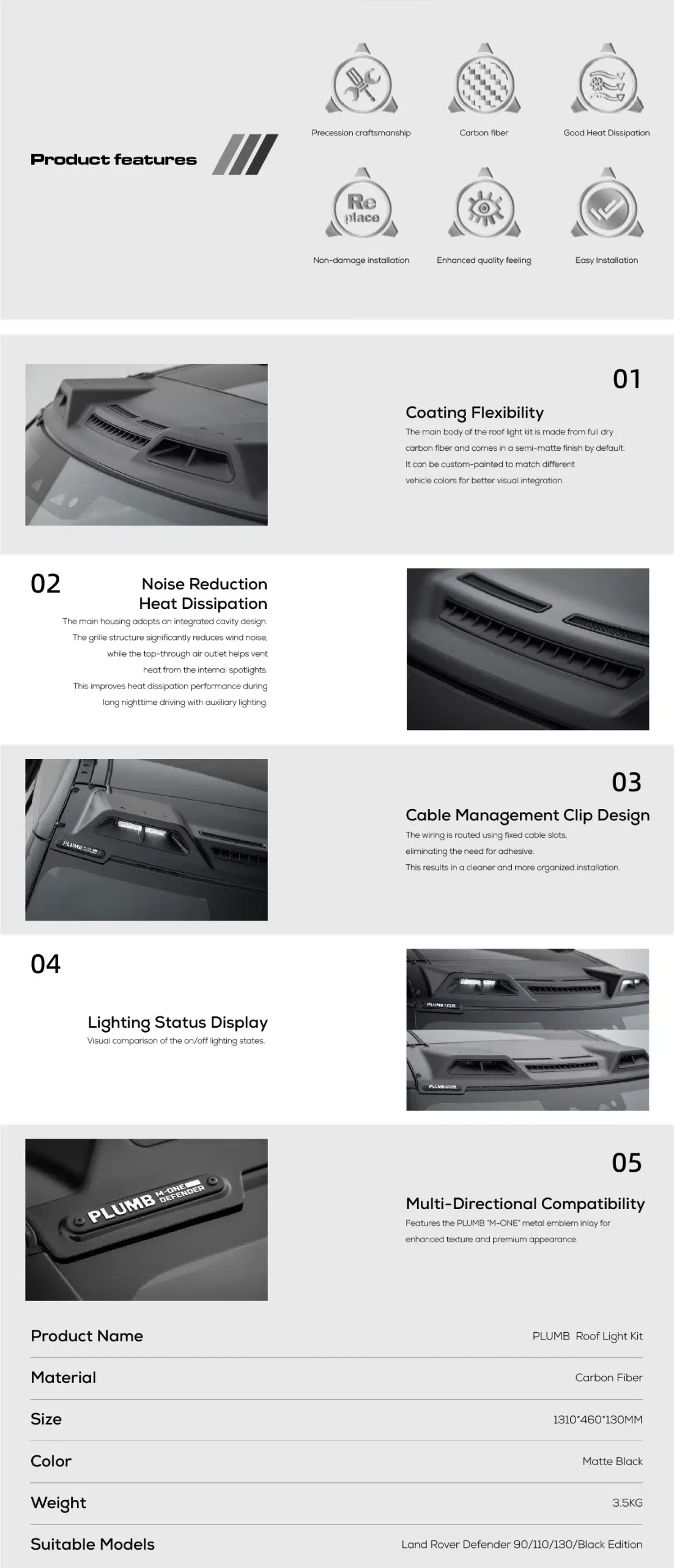 img roof light specs